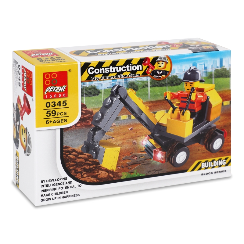 Конструктор Спецтехніка 45-59елементів в асортименті