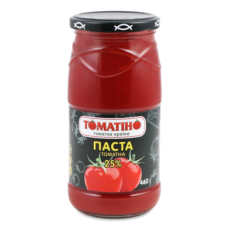 Паста томатна 25% 460г твіст/б Томатіно