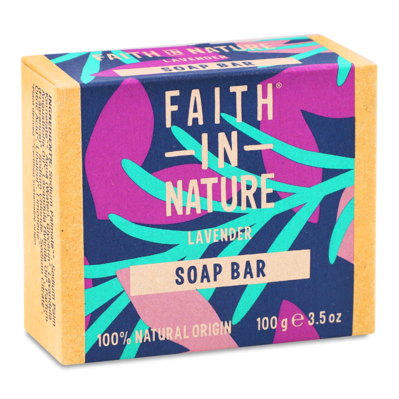 Мило з лавандою 100г Faith in Nature