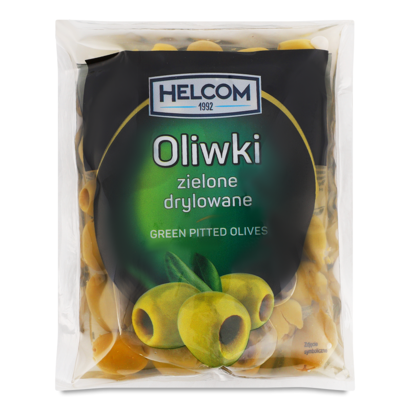 Оливки б/к 195г п/е Helcom