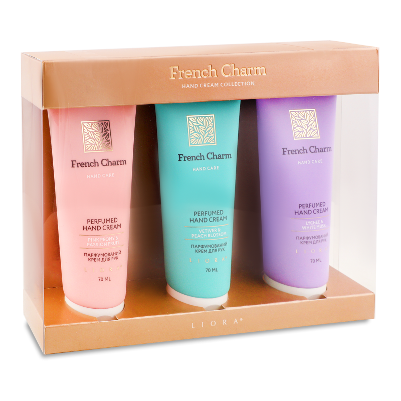 Набір French сharm Крем д/рук 3*70мл Liora
