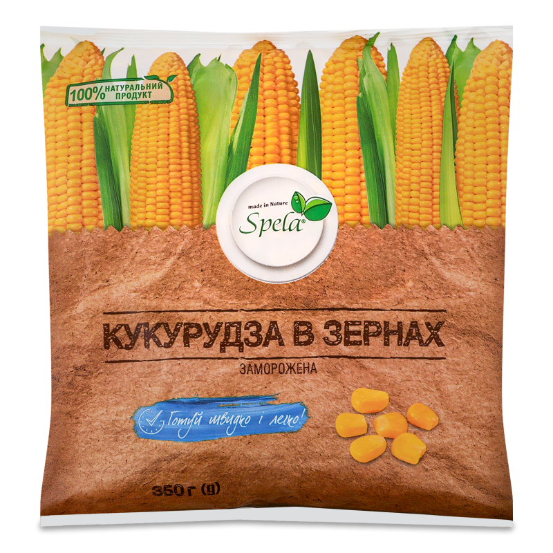 Кукурудза в зернах с/м 350г п/е Спела