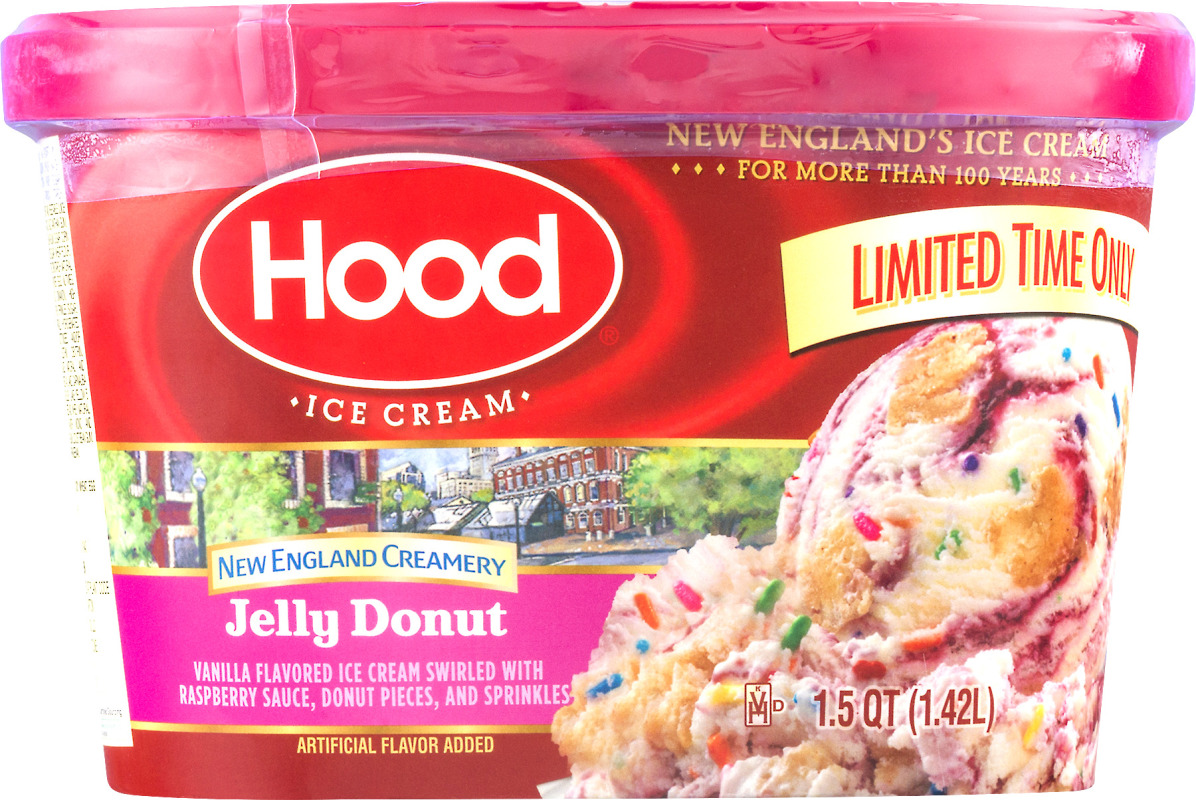 Hood Ice Cream New England Creamery Jelly Donut Hood(44100603686