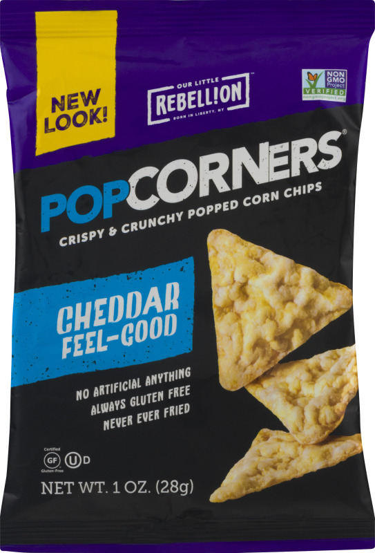 PopCorners Crispy & Crunchy Popped Corn Chips Cheddar FeelGood