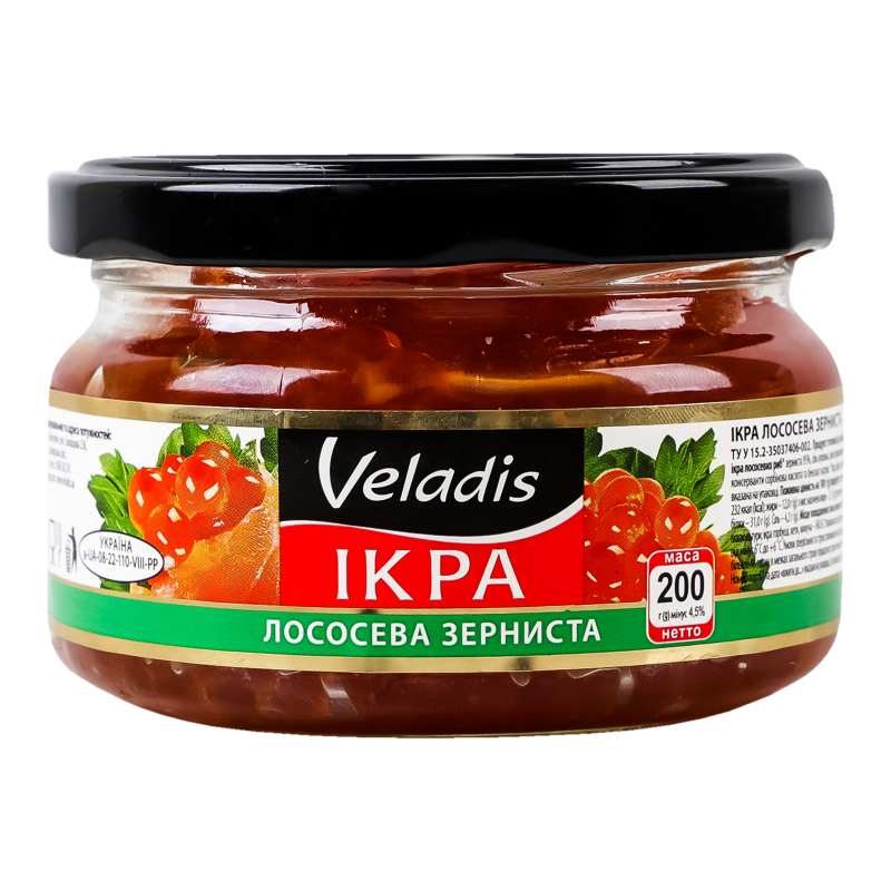 ifsixwasnine ケララ レディース0 Икра лососевая зернистая Veladis с/б 200г Veladis(4823097900697