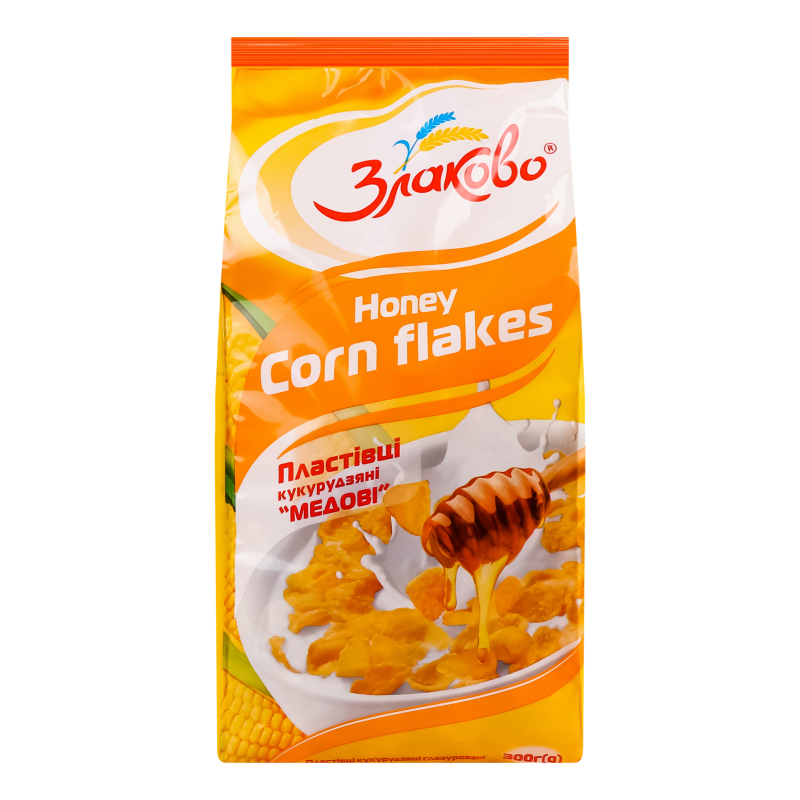 Хлопья кукурузные глазированные сахарной глазурью Медовые Zlakovo м/у ...