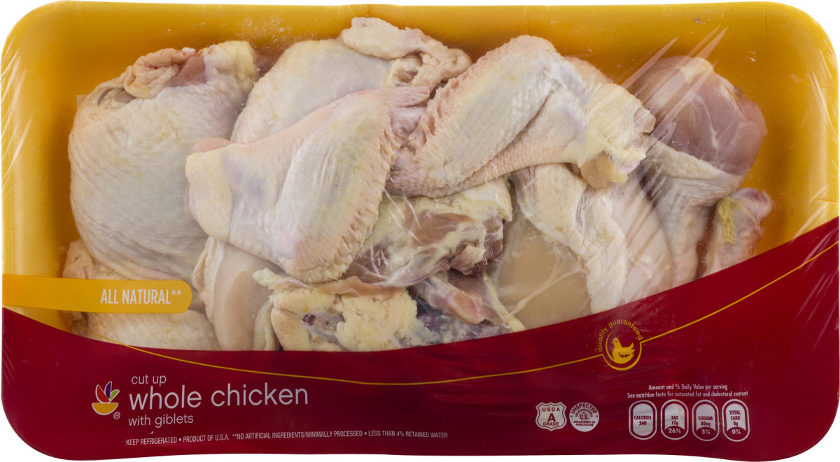 Ahold Cut Up Whole Chicken with Giblets Ahold(219430600005): customers