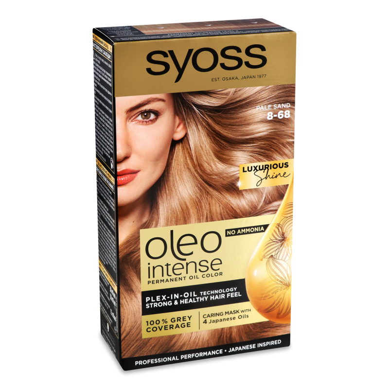 Фарба д/волосся 8-68 пісочний блонд Syoss Oleo intense