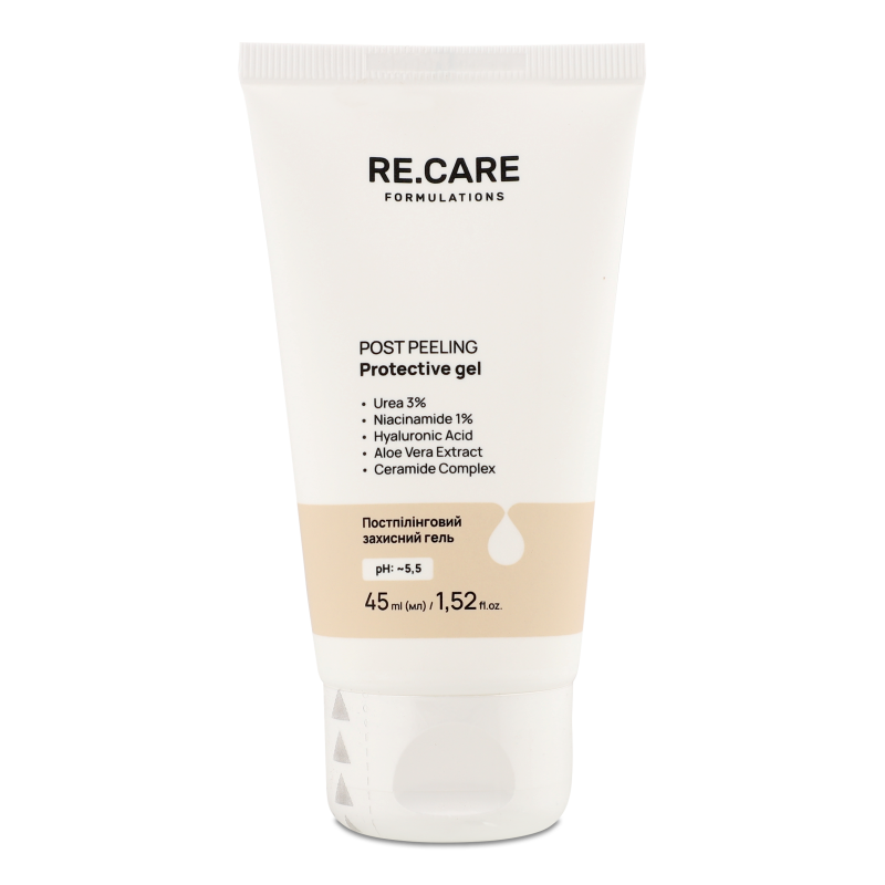 Гель д/обличчя постпілінговий захисний 45мл RE.CARE