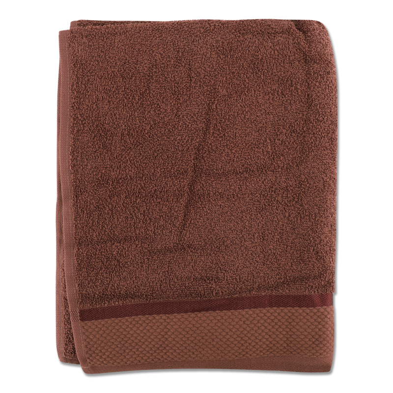 Рушник коричневий махровий 50*90см 360г/м2 Aisha