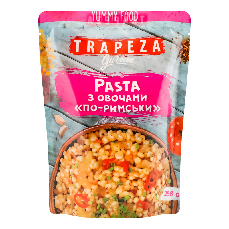 Суміш суха харчова Паста з овочами По-римськи Gurme Trapeza д/п