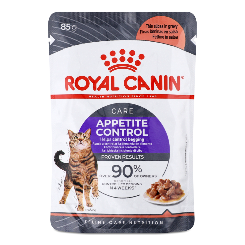 Корм д/стерилізованих котів Аппетіт Контрол Кеа шматочки в соусі 85г пауч Роял Канін