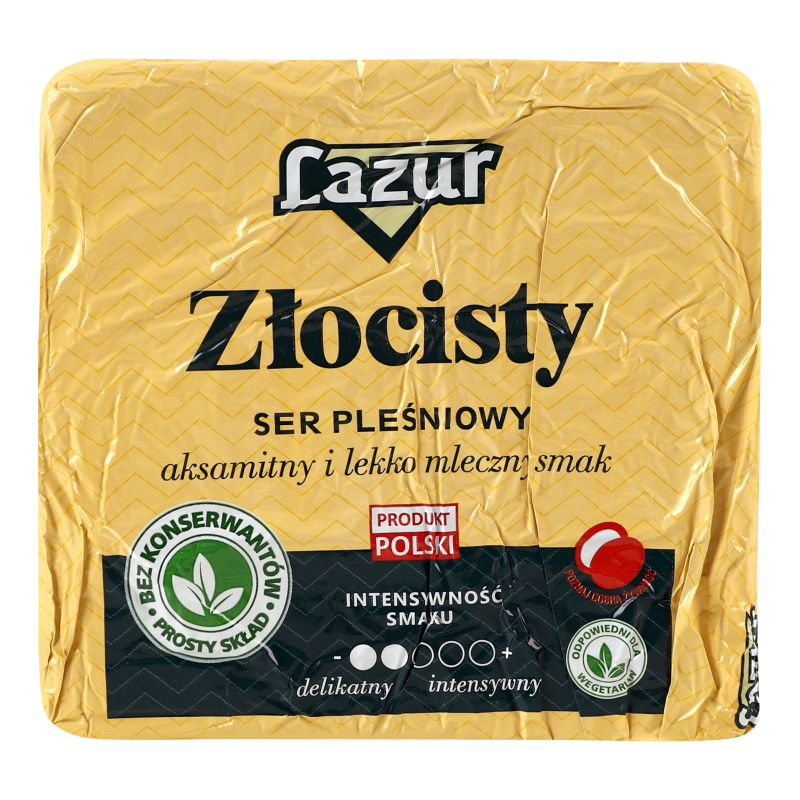 Сир 50% з пліснявою Золотистий Lazur кг