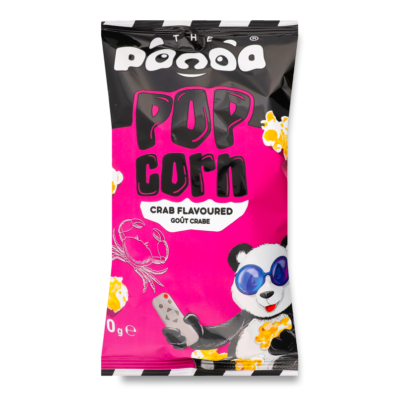 Попкорн з смаком крабів 70г Панда