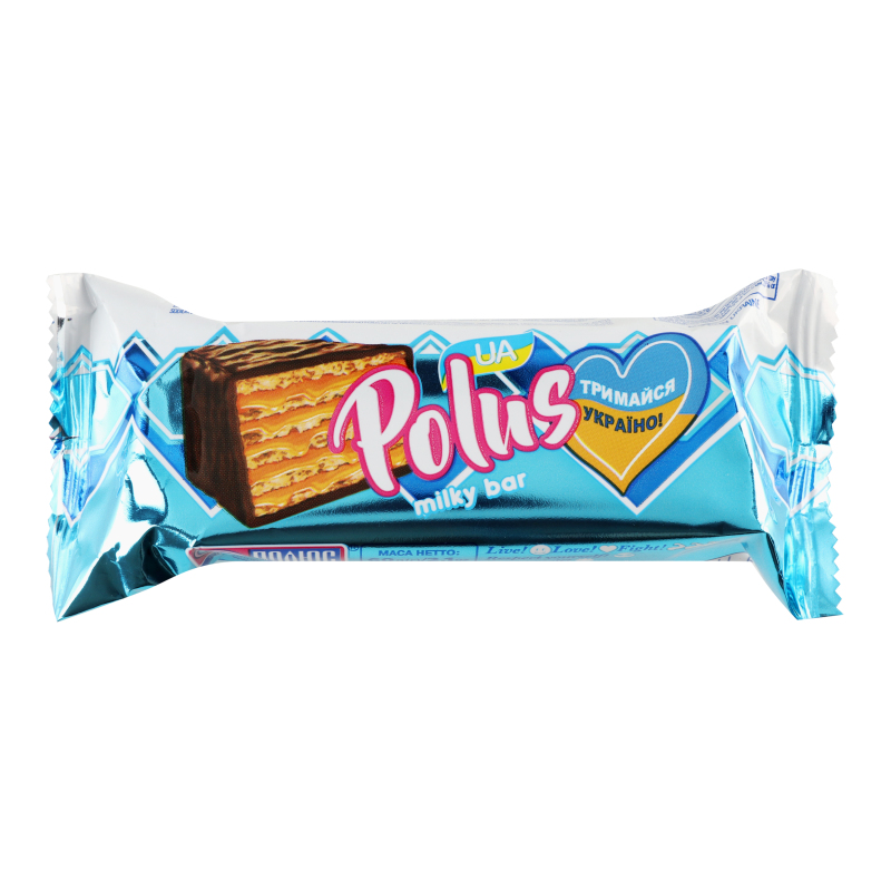 Торт вафельний глазурований з додаванням згущеного молока Polus м/у
