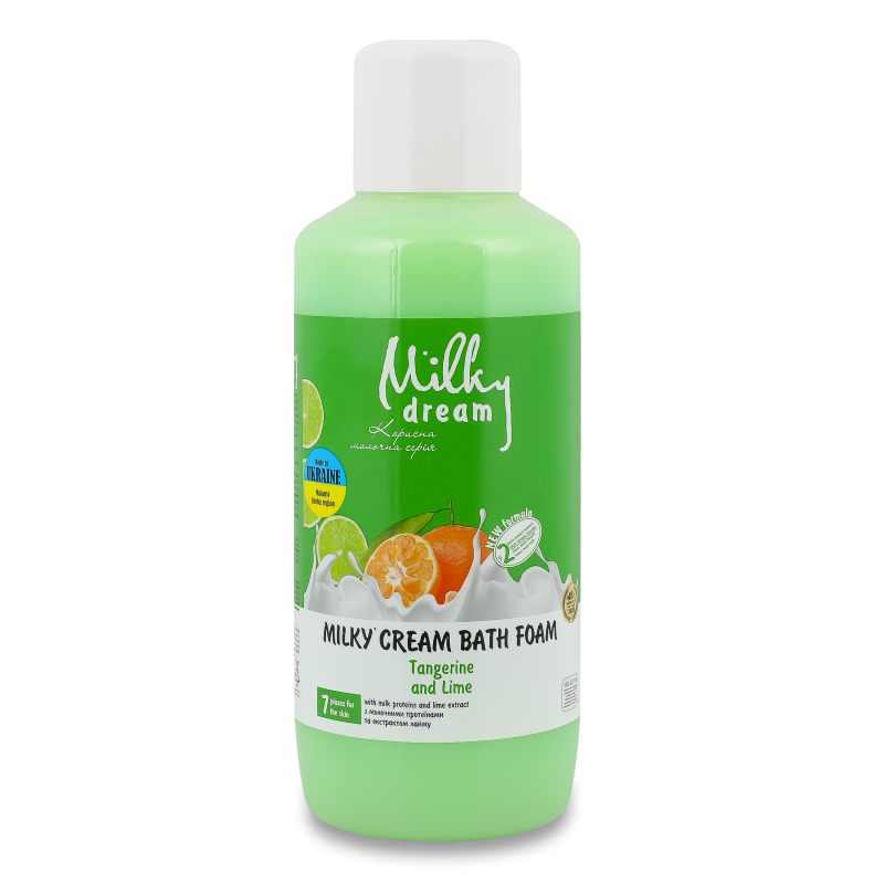 Піна д/ванн Танжерин та лайм 1000мл Мілкі дрім