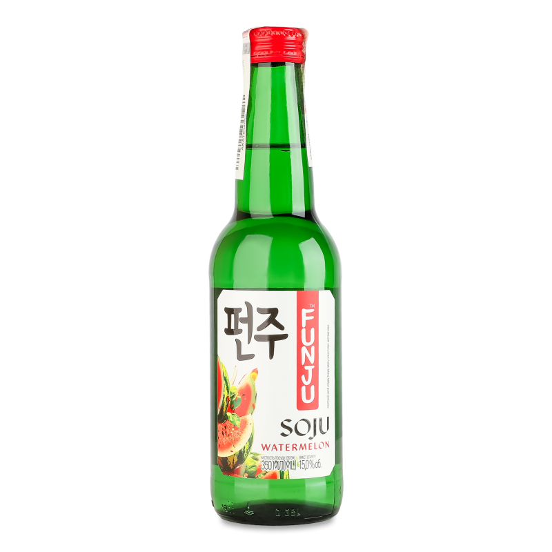 Напій спиртний Soju Кавун 15% 350мл скло Funju