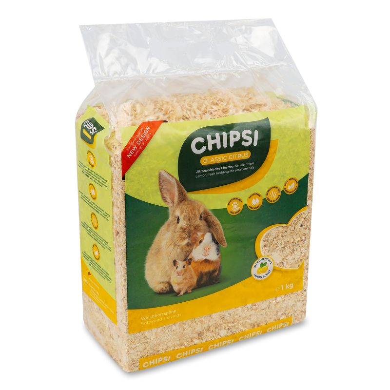 Наповнювач д/гризунів Цитрус тирса 15л Чіпсі