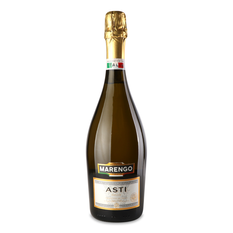 Вино ігристе Asti Dolce біле солодке 7% 0,75л Marengo