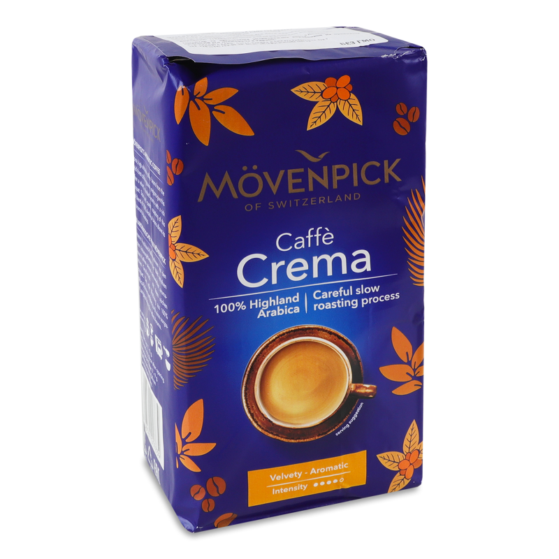 Кава Caffe Crema мелена смажена 500г в/у Movenpick