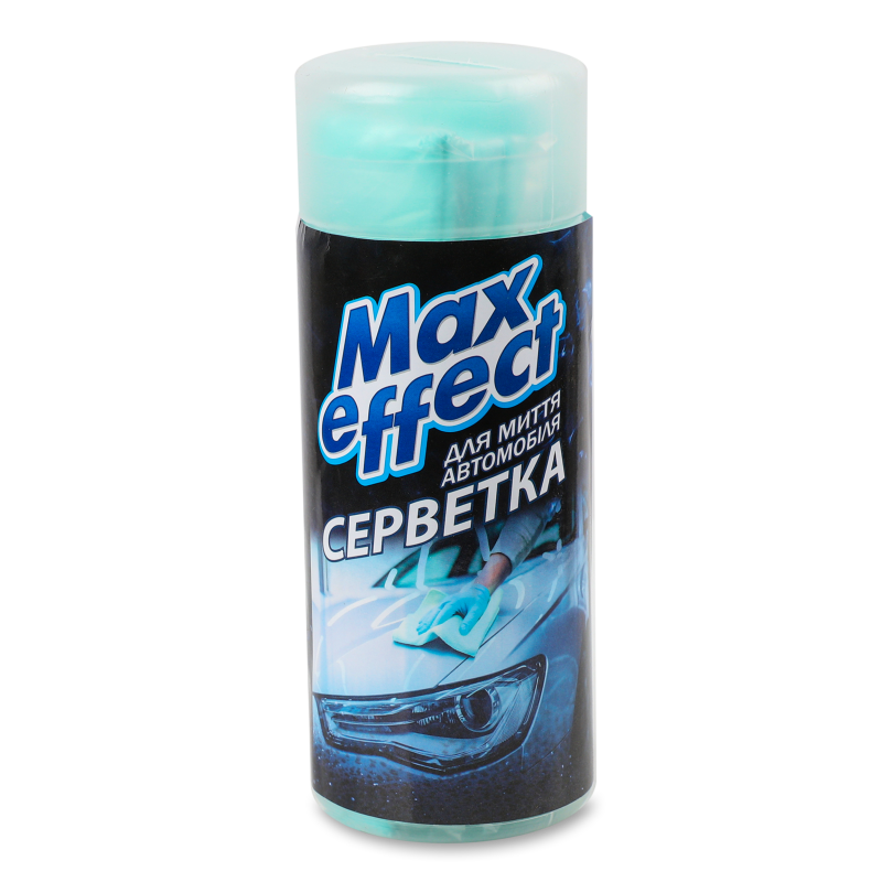 Серветка д/миття автомобіля в тубі Max effect