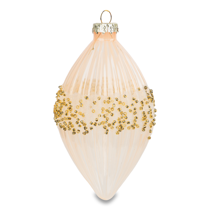 Куля новорічна жовта скло 8см в асортименті ABR822300