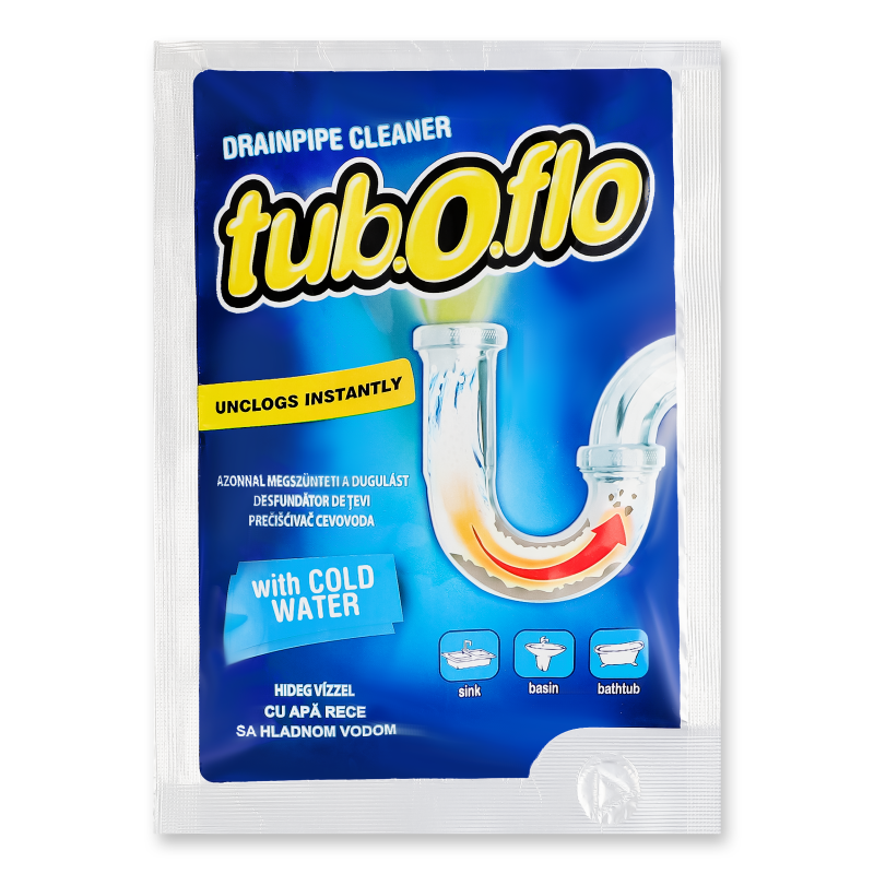 Засіб д/очищення зливних труб з холодною водою 55г Tub.o.flo
