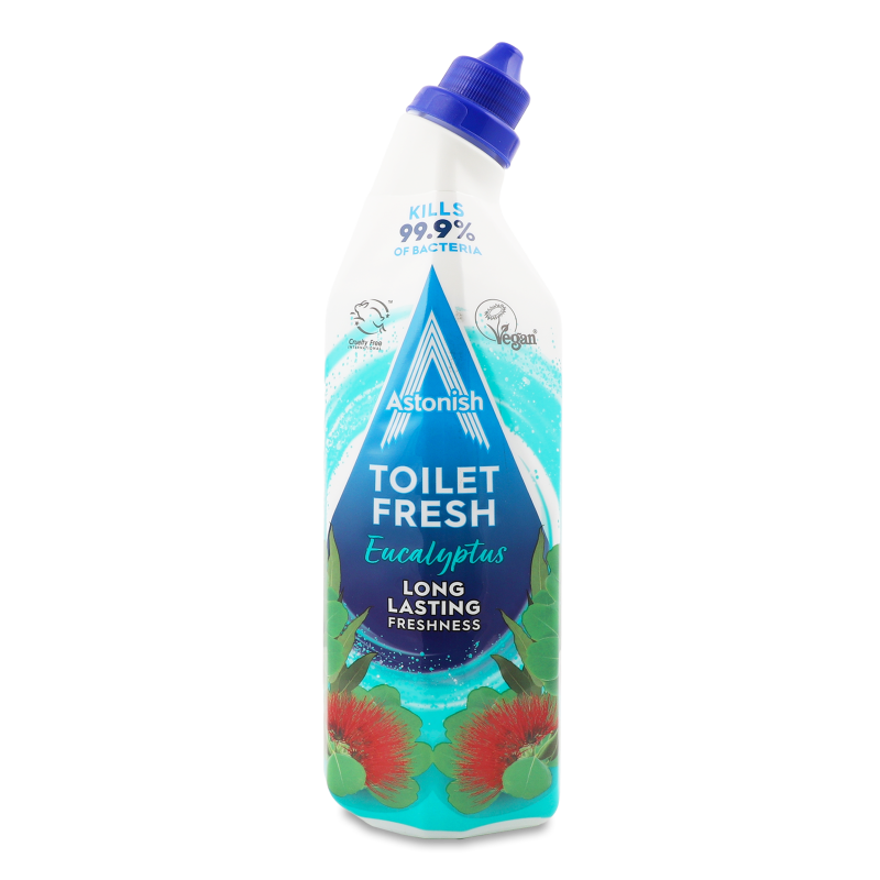Гель д/чищення та дезінфекції унітазів Eucalyptus 750мл Astonish