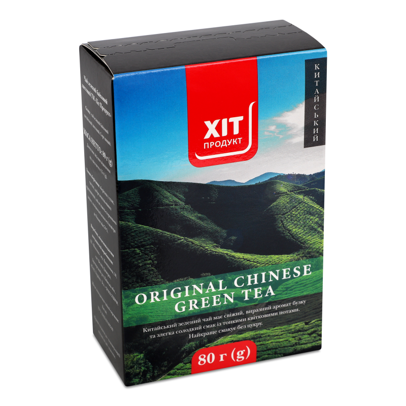 Чай зелений листовий 80г Хіт Продукт