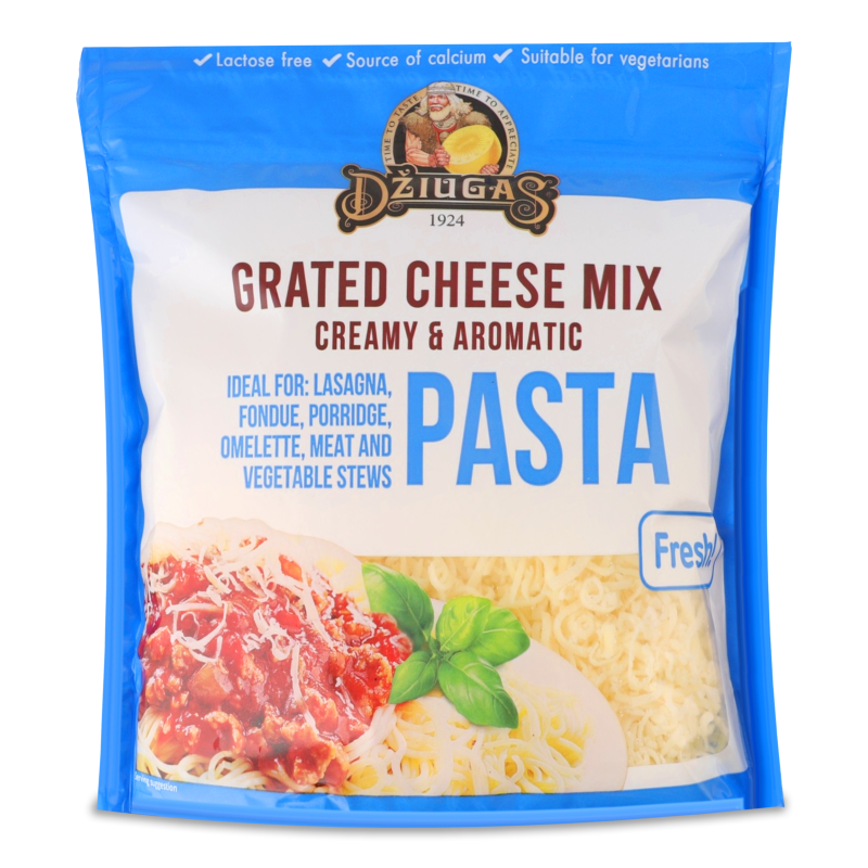 Суміш сирів д/пасти тертих 42% 200г Джюгас