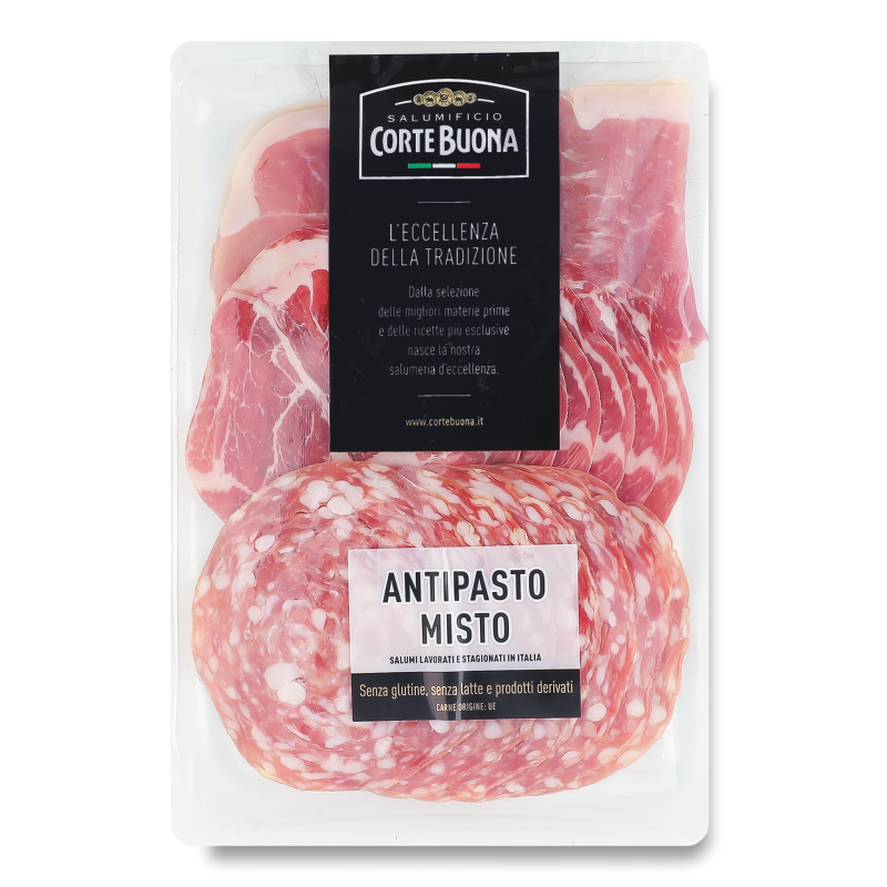 Мікс Італійський с/в нарізка 150г газ/уп Corte Buona