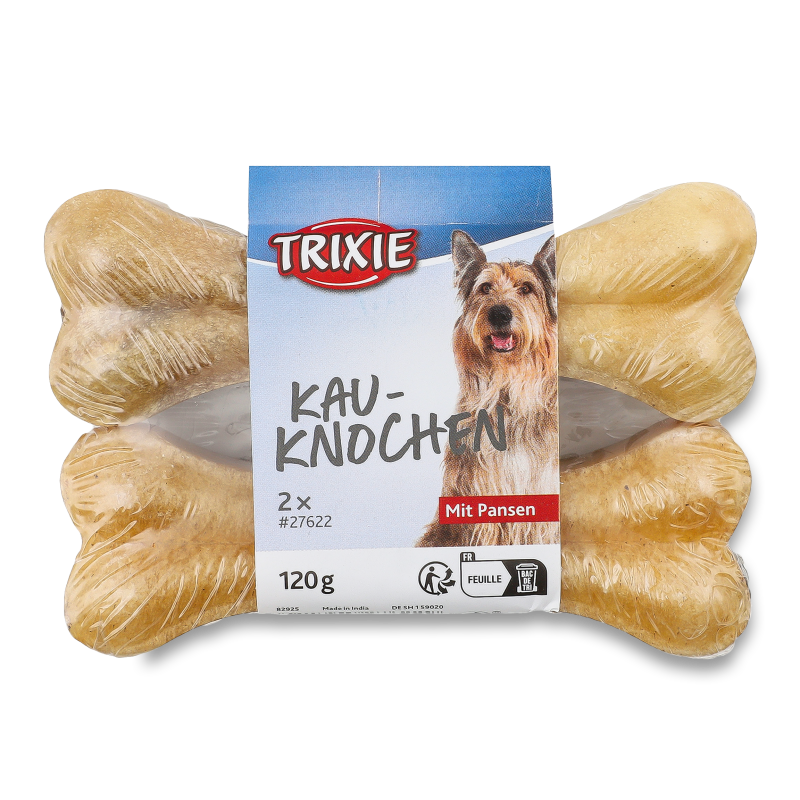 Ласощі д/собак Кісточка пресована з рубцем 2шт 60г Тріксі