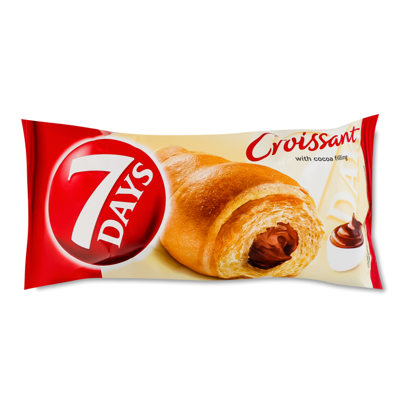 Круасан з какао начинкою 60г 7 Days