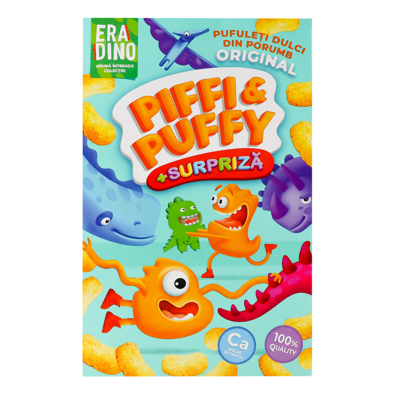 Палички кукурудзяні солодкі з сюрпризом Piffi&Puffy к/у