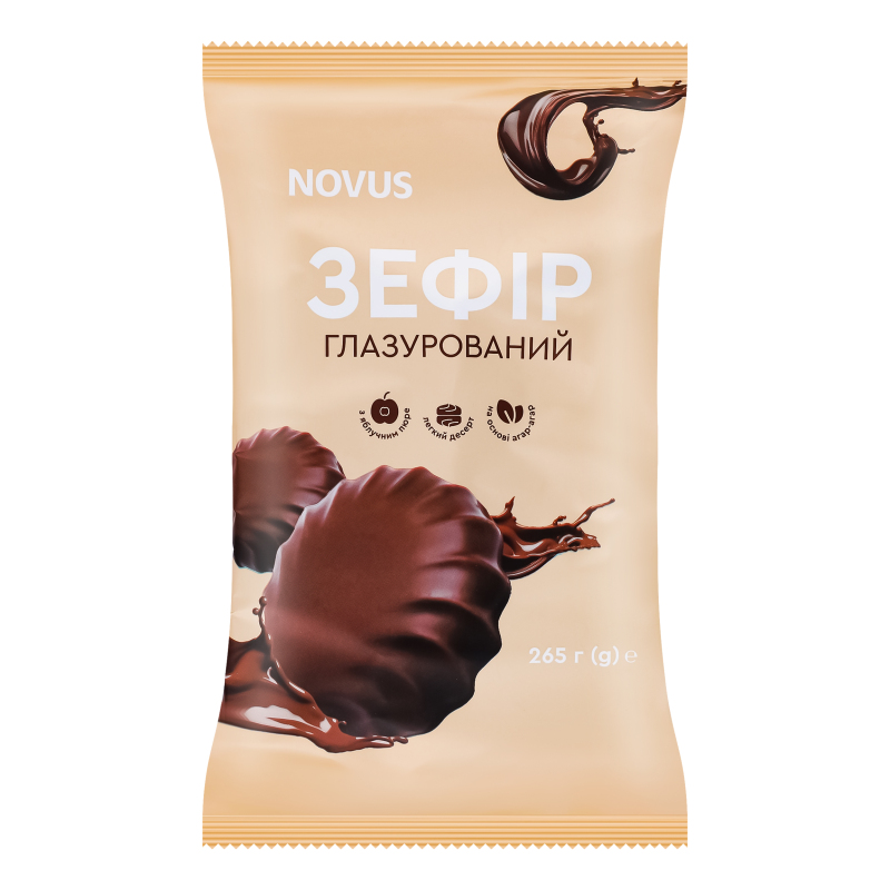 Зефір глазурований Novus м/у
