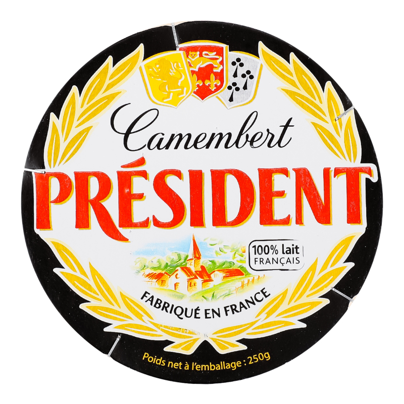 Сир 45% м'який Камамбер President д/у