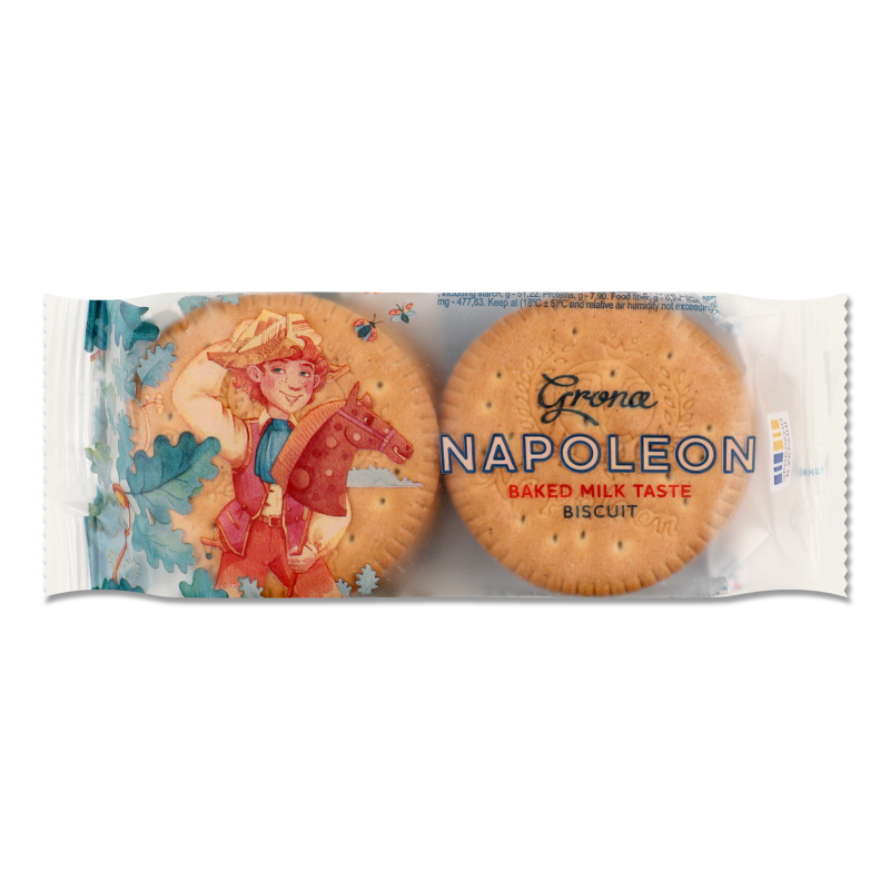 Печиво Наполеон затяжне з смаком пряженого молока 72г Грона
