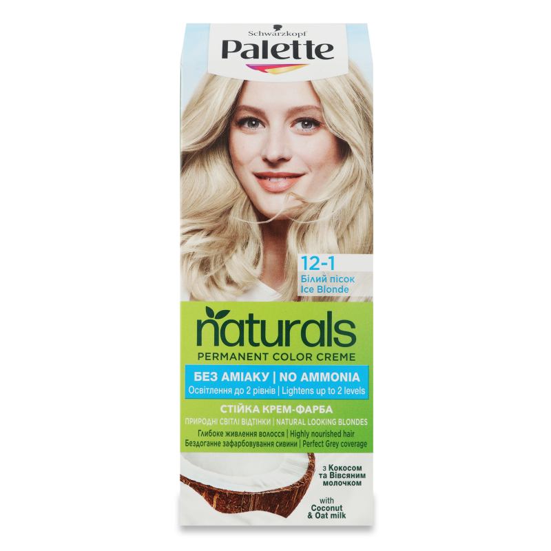 Крем-фарба д/волосся Нейчералс 12-1  Білий пісок Палет