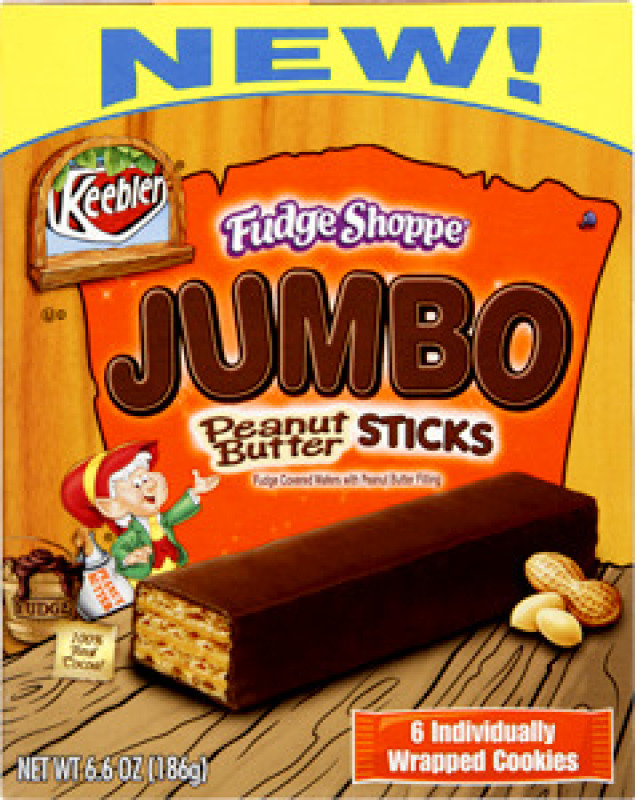 Keebler Fudge Shoppe Jumbo Peanut Butter Fudge Sticks Keebler(30100526285) customers reviews