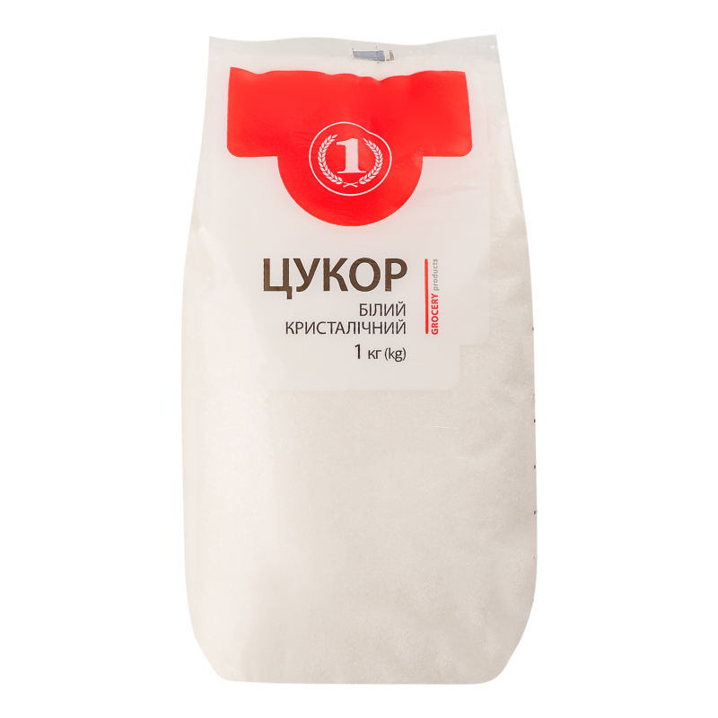 Цукор білий кристалічний ТМ "1" м/у
