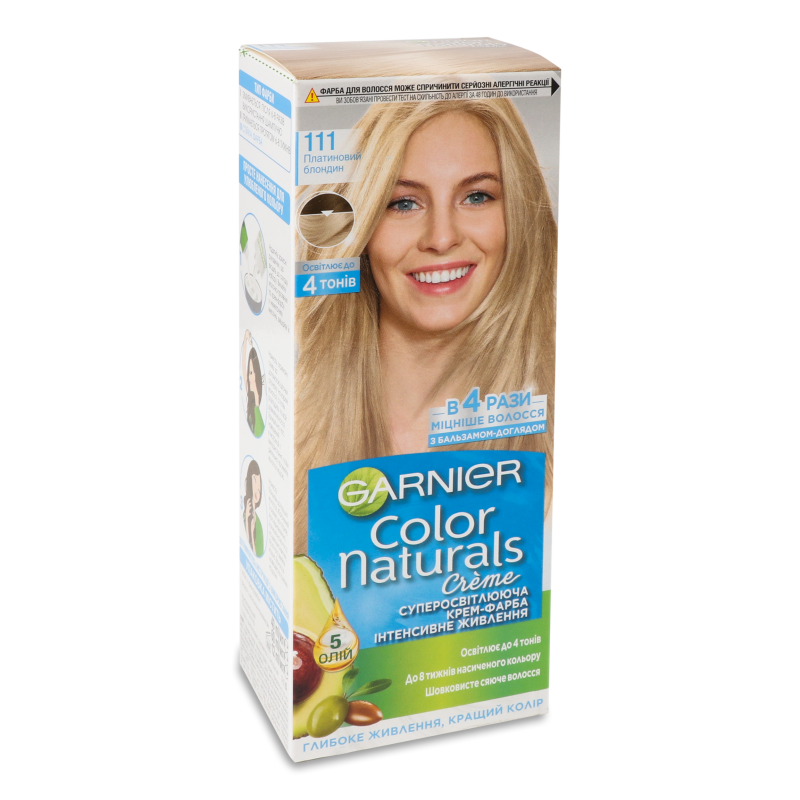 Крем-фарба д/волосся Колор Нечуралс 111 арт600424 Гарньє