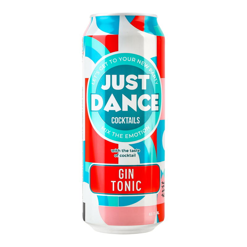 Напиток слабоалкогольный 500мл 7% сильногазированный Gin Tonic