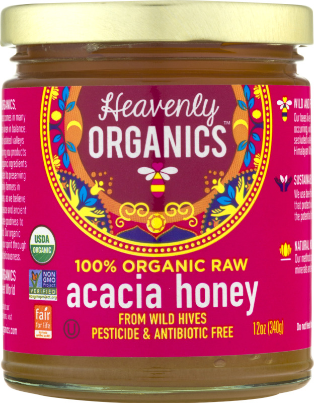 Heavenly Organics 100 Organic Raw Acacia Honey Heavenly Organics