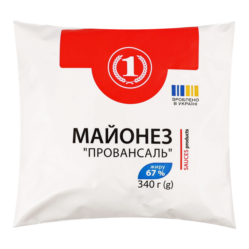 Майонез 67% Провансаль ТМ "1" м/у