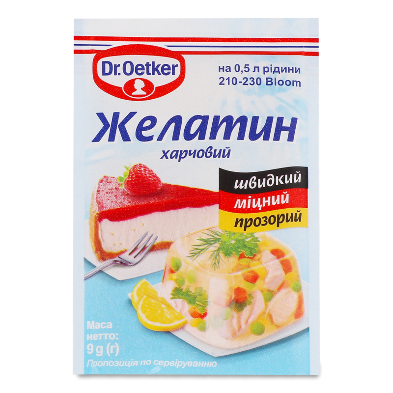 Желатин харчовий 9г Др. Оеткер