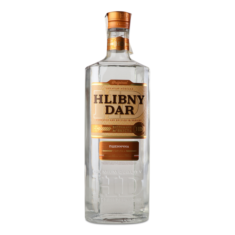 Горілка Пшенична 40% 0,7л Hlibny Dar