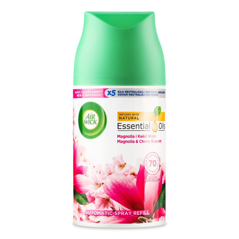 Освіжувач повітря Магнолія та квітуча вишня автоматичний 250мл запаска Еір вік