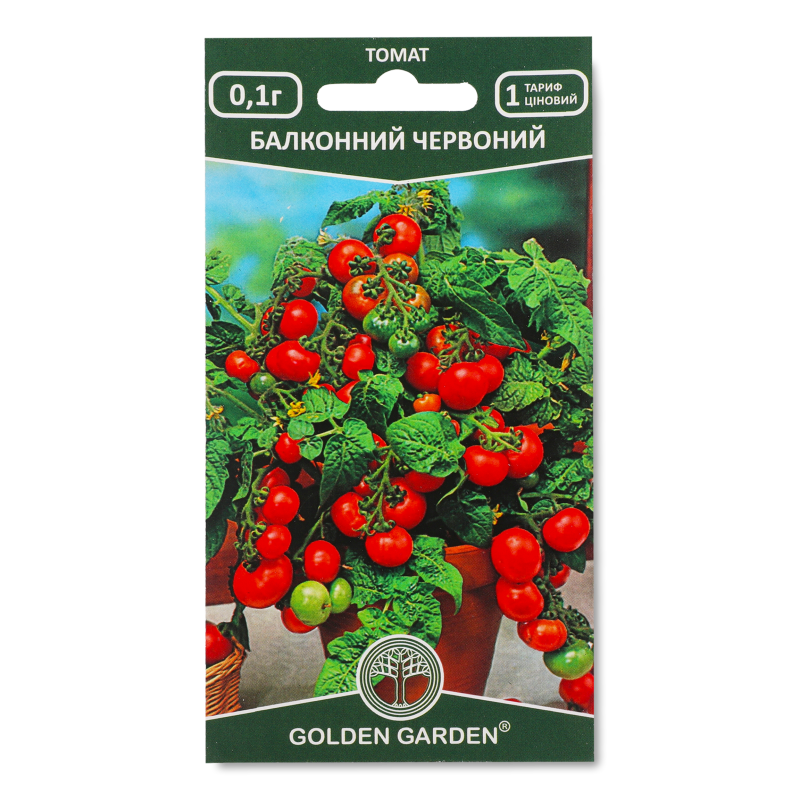 Насіння томат Балконний червоний 0,1г Голден Гаден