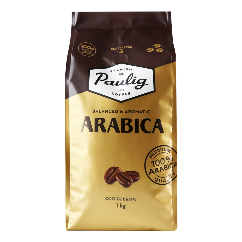 Кава зерна Arabica Beans Paulig 1000г Paulig 6418474039008: купить в ...