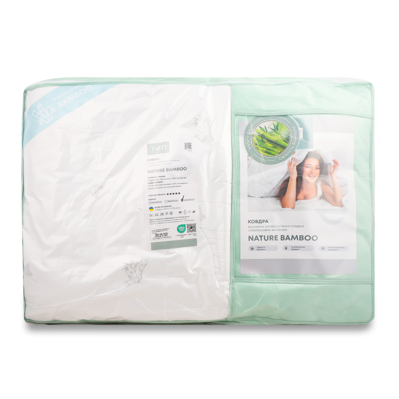 Ковдра Природа Бамбук мембрана принт 200*210см 350г/м2 ТЕП